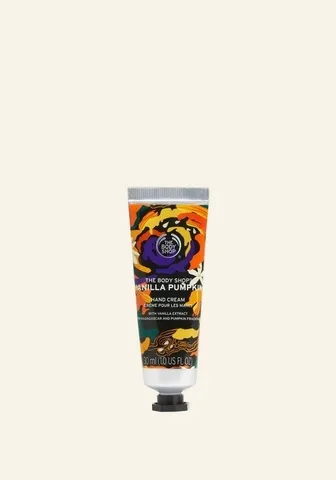 Autumn Skincare 2020 The Body Shop Vanilla Pumpkin hand cream 62ff1b4736c3847352eb2ca67418a490