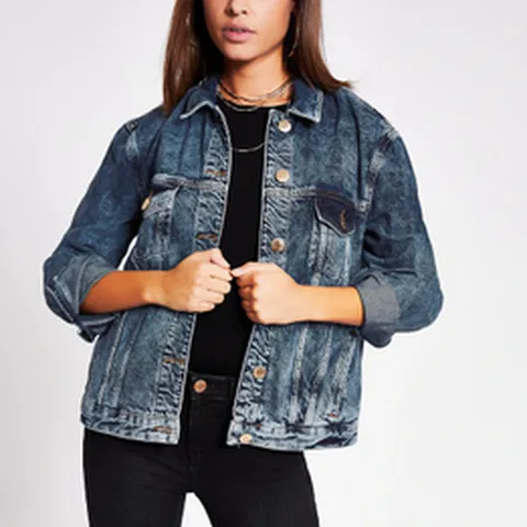 blue oversized denim jacket 62ff1b4736c3847352eb2ca67418a490