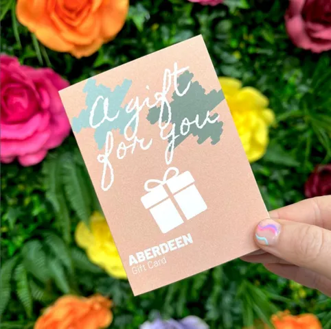 Aberdeen Gift Card For Mother's Day