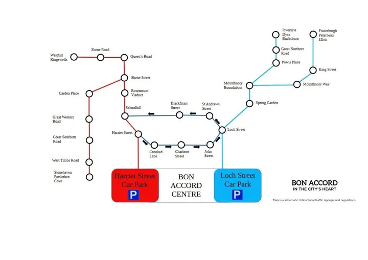 Low emitions zone map